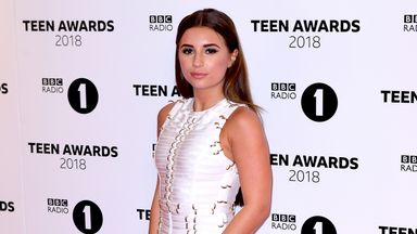Dani Dyer attending the BBC Radio 1's Teen Awards held at the SSE Arena, Wembley, London.                                                                                                  